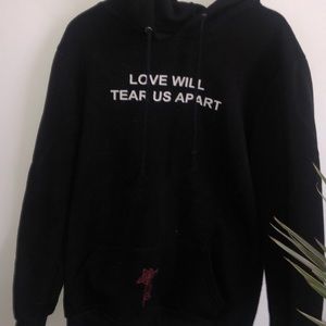 Black graphic hoodie